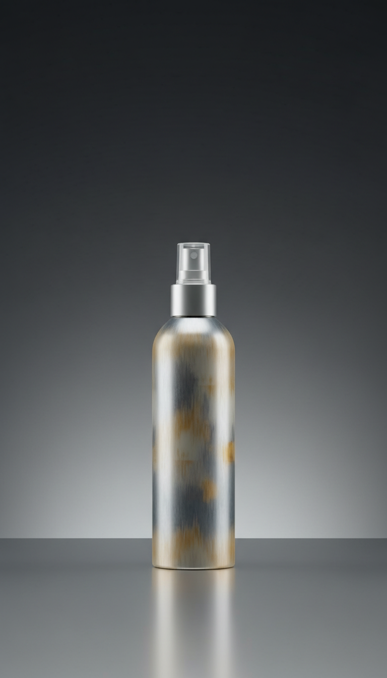 Brushed Aluminum Detailing Spray Bottle